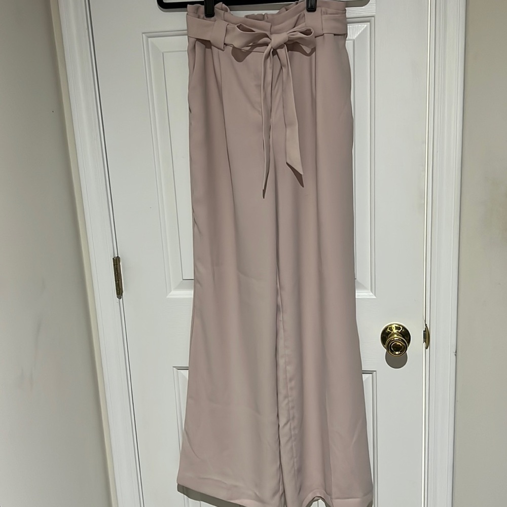 Express wide leg high rise dress pant